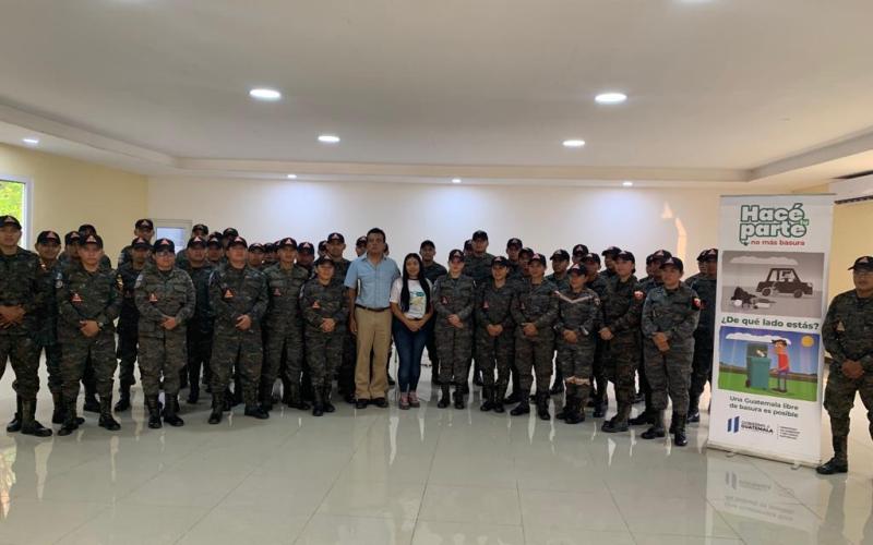 MARN capacita a militares de Petén sobre vulnerabilidad climática