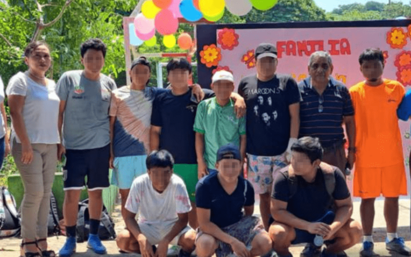 Los y las jóvenes disfrutaron de las distintas dinámicas