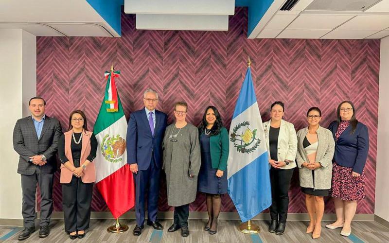 La Secretaria Presidencial de la Mujer visitó el Consulado de México en Washington, Estados Unidos, gracias a la invitación de Ministerio de Relaciones Exteriores