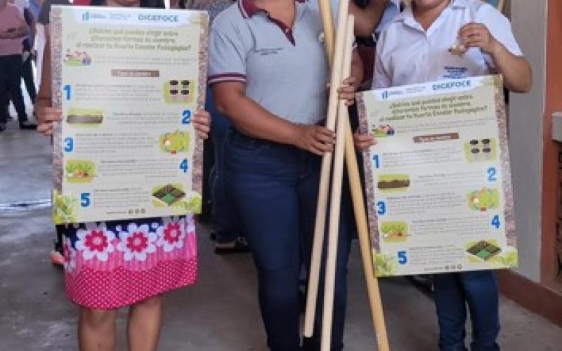 Kit agrícolas son entregados para la implementación de Huertos Pedagógicos Escolares 