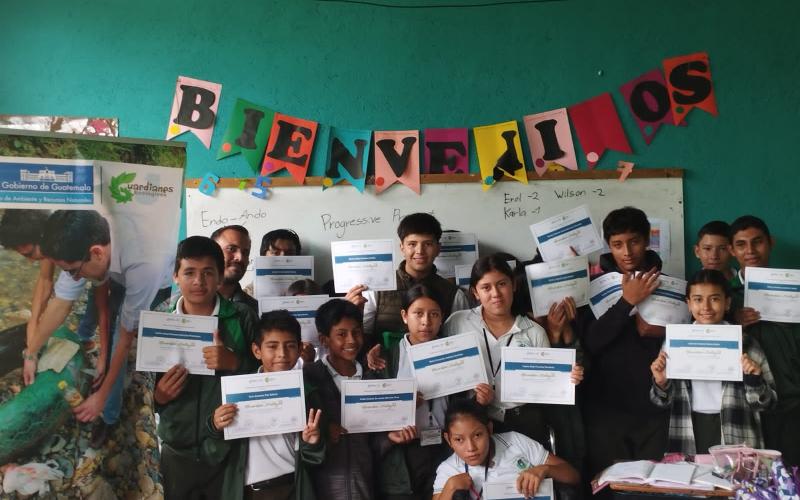 MARN certifica a Guardianes Ecológicos en Jalapa