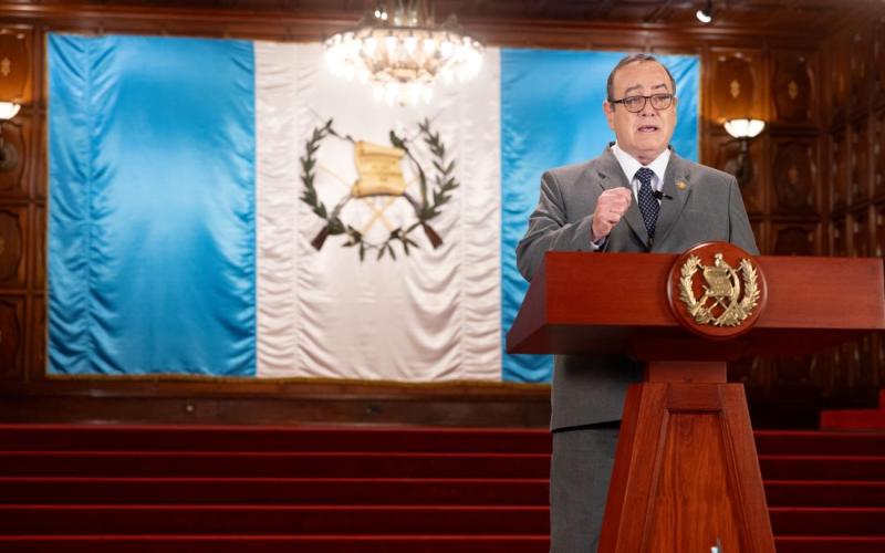 Presidente Alejandro Giammattei 