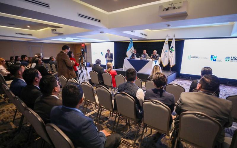 El evento fue presidido por el viceministro  Juan Carlos Pellecer