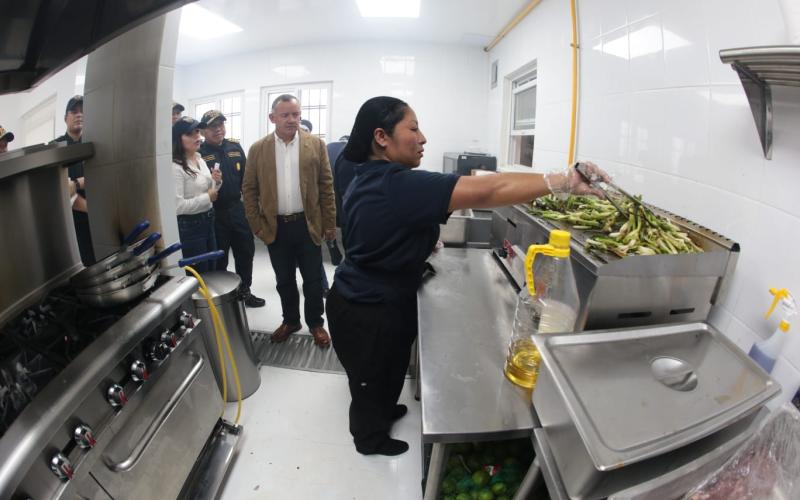 La Unidad Áerea del Mingob cuenta con el quinto comedor habilitado