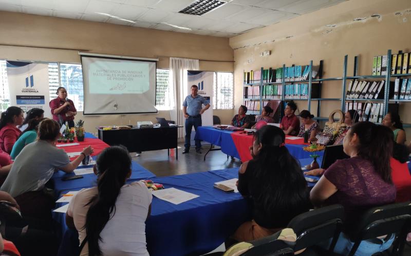 Emprendedores se capacitan en Baja Verapaz