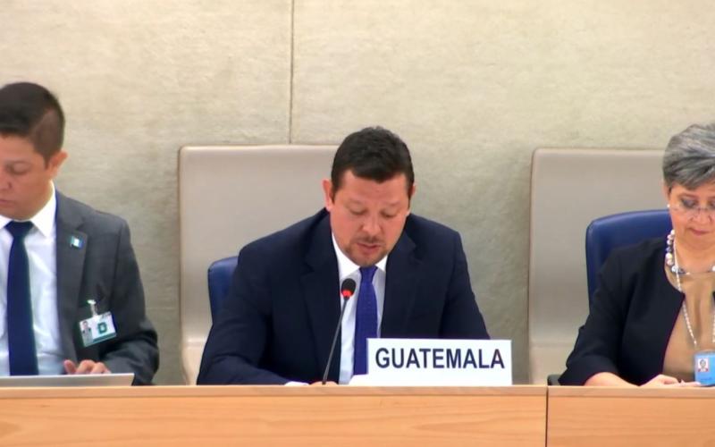 Guatemala es representada por la COPADEH en asamblea del Consejo de Derechos Humanos de la Organización de las Naciones Unidas