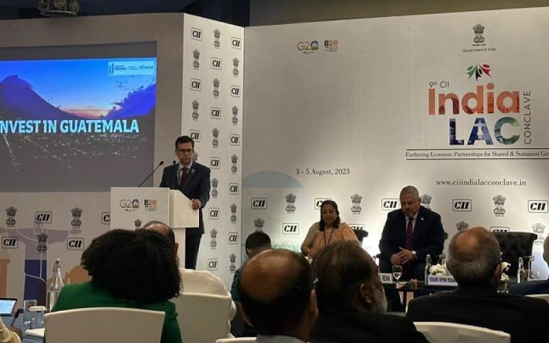 Embajada de Guatemala en India participa en Cónclave Económico India -América Latina y el Caribe 