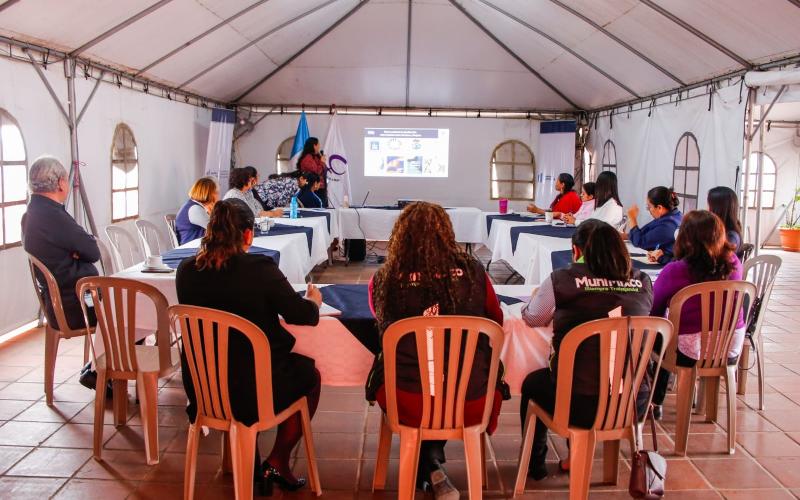 Delegada de SEPREM presentó  Plan de Trabajo 2023 de la Comisión de la Mujer departamental, Guatemala.  