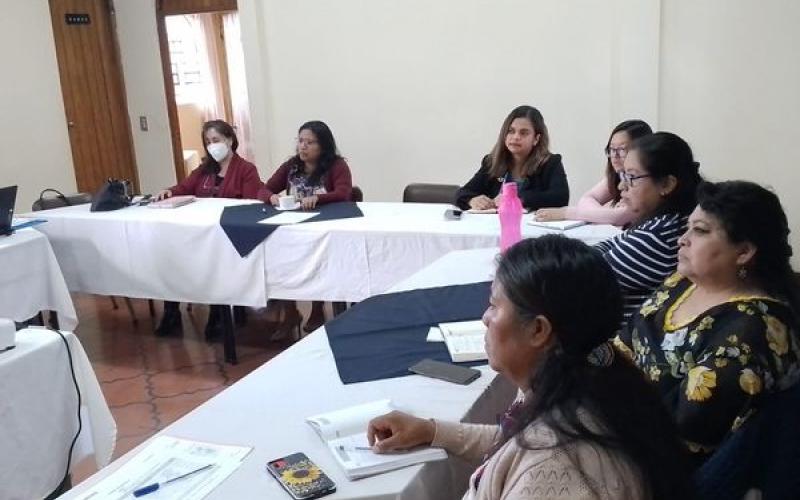 La Secretaría Presidencial de Mujer en el departamento de Quetzaltenango llevó a cabo la reunión ordinaria de la Comisión Departamental de la Mujer