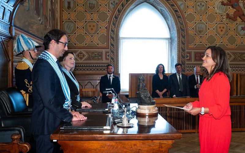 Embajadora guatemalteca presenta cartas credenciales en San Marino 