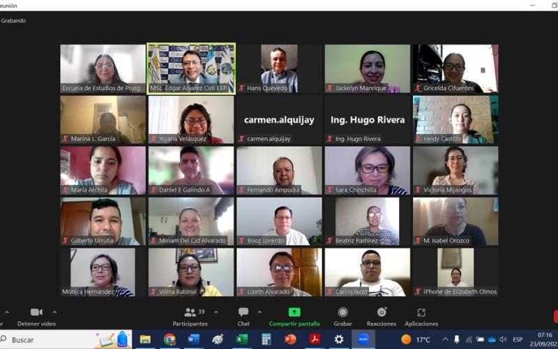 Profesionales de distintas instituciones inician estudios en la cuarta cohorte de la Maestría en Gestión de la Planificación para el Desarrollo.