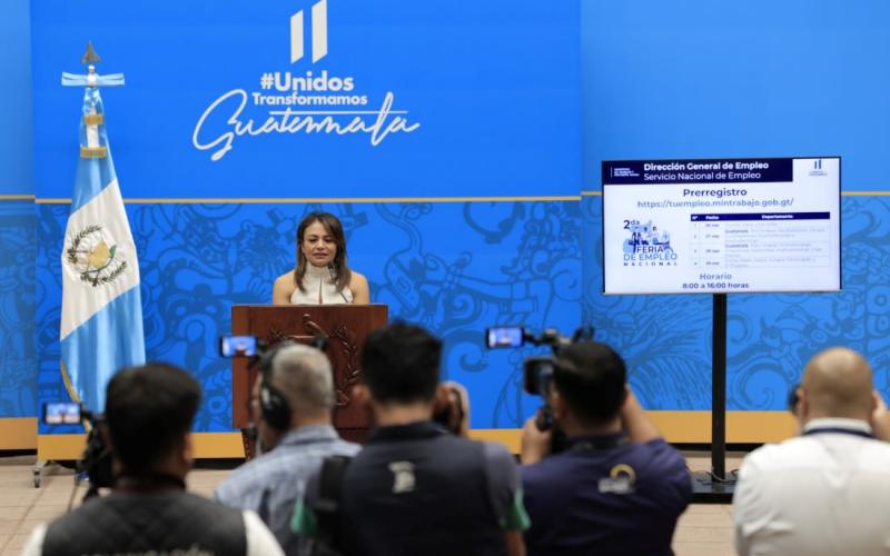 Viceministra de Trabajo, Geovanna Salazar