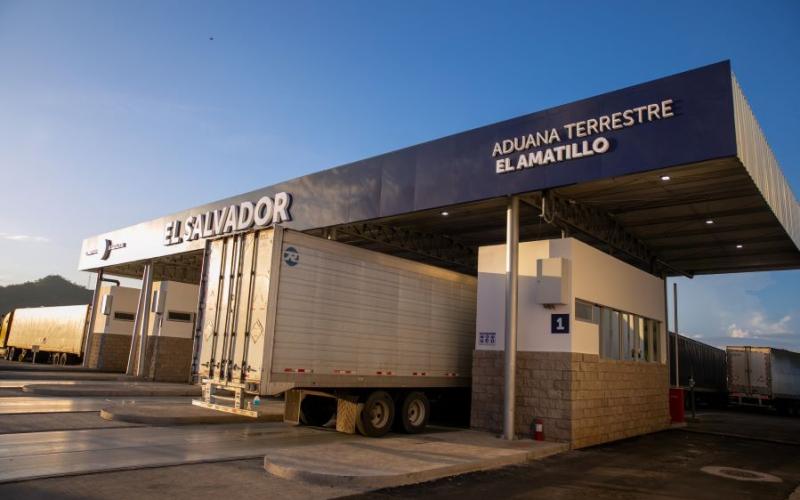 Puesto fronterizo El Amatillo, El Salvador.
