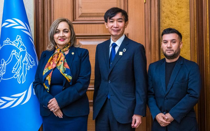 Correos de Guatemala en el congreso de la UPU. 