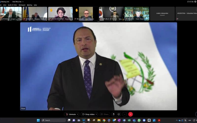 Guatemala refrenda su apoyo a Ucrania en Reunión de Asesores de Seguridad Nacional sobre la Fórmula de la Paz 