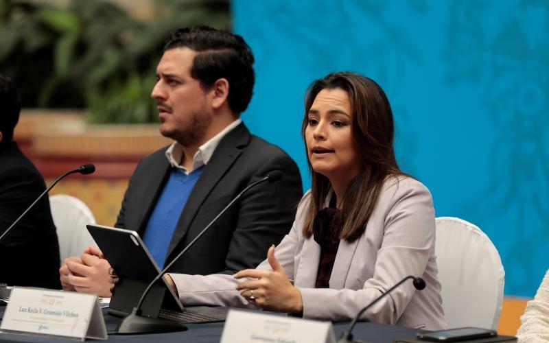 Comisión de Transición de Gobierno brindó una conferencia de prensa el 2 de noviembre.