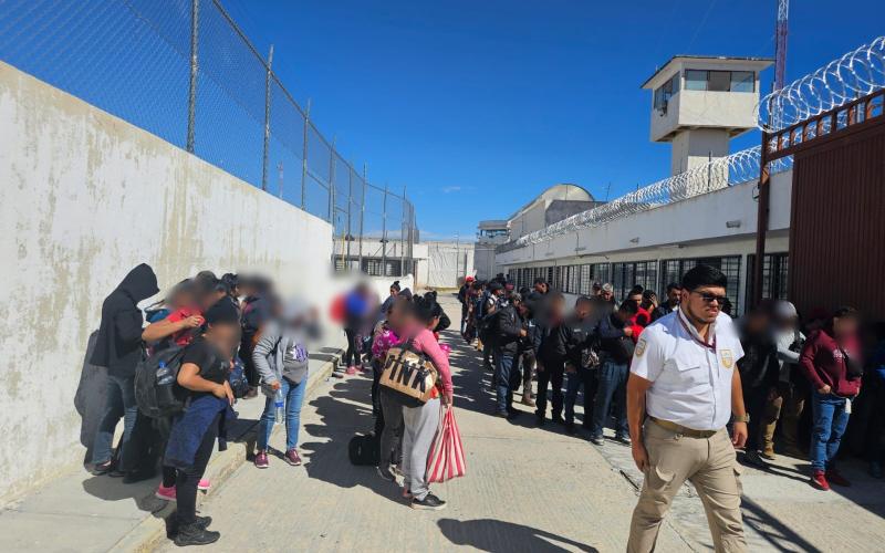 Consulado de Guatemala en San Luis Potosí, México, asistió a 43 migrantes connacionales. FOTO INM