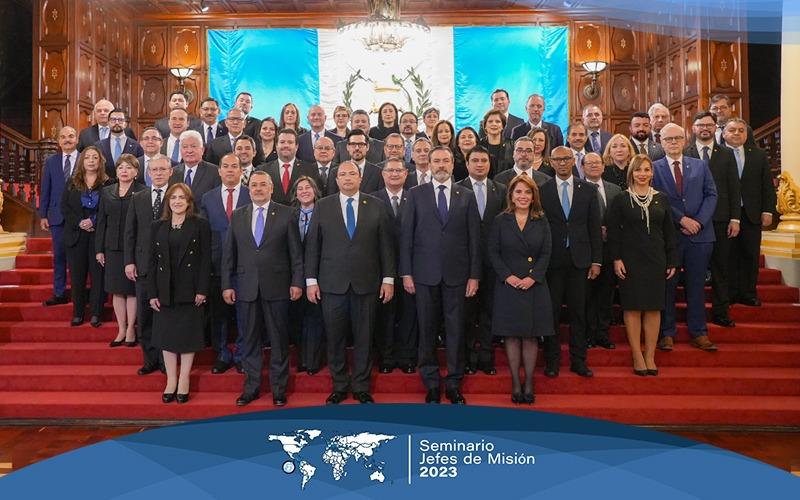 Minex desarrolla Seminario de Jefes de Misión 2023 en ciudad de Guatemala 