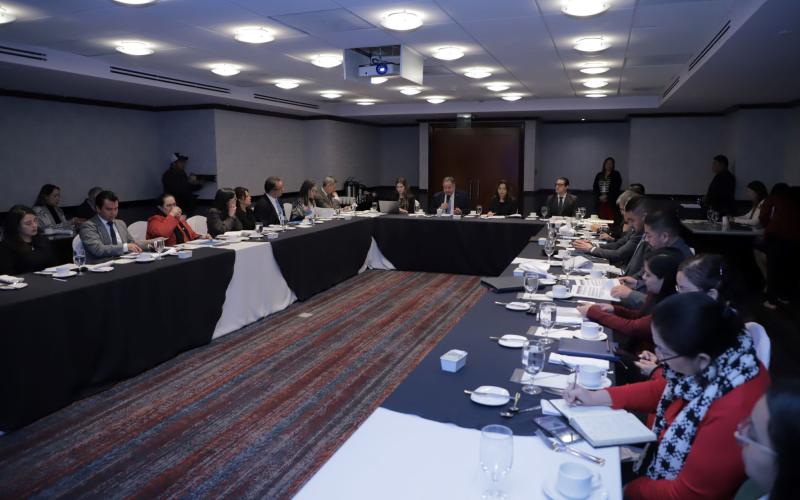 Reunión de trabajo entre el Sistema de Naciones Unidas y representantes de Gobierno.