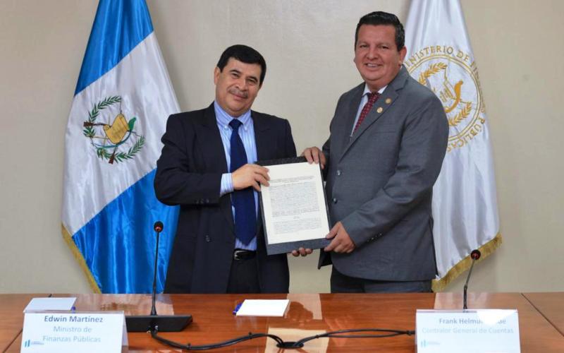 Carta de entendimiento Minfin y Contraloría 