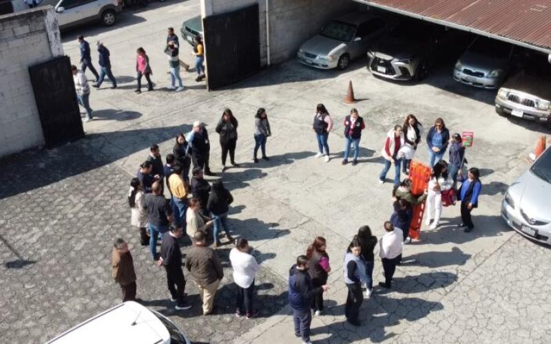 SESAN participa en el Macro Simulacro de terremoto liderado por la Municipalidad de Guatemala
