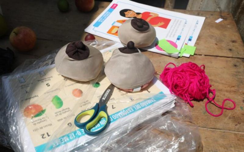 Capacitan sobre lactancia materna exclusiva a madres huehuetecas