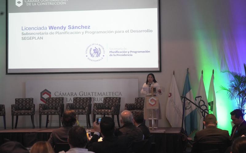 Subsecretaria de Planificación, Wendy Sánchez.