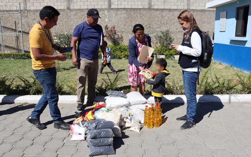 Inicia entrega de 2 mil 256 raciones alimentarias en Chimaltenango