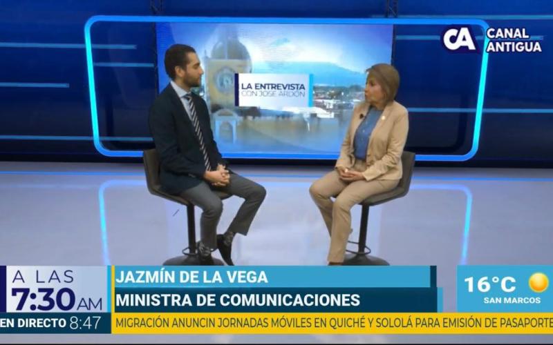 Foto: Entrevista Canal Antigua. 