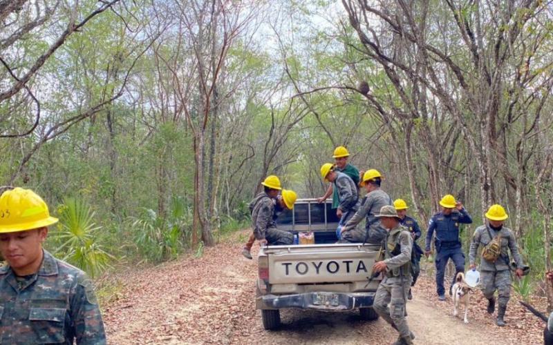 COE de Petén en alerta por incendios forestales
