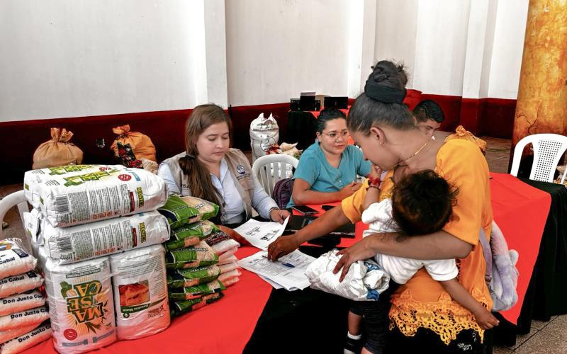 Distribuyen mil 524 raciones de alimentos para infantes con desnutrición aguda en Jutiapa