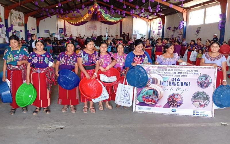 En Quiché conmemoran Día Internacional de la Mujer
