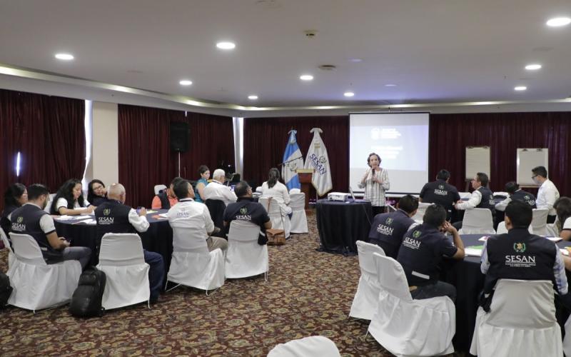 Delegaciones departamentales de la SESAN conocen lineamientos estratégicos 2024-2028