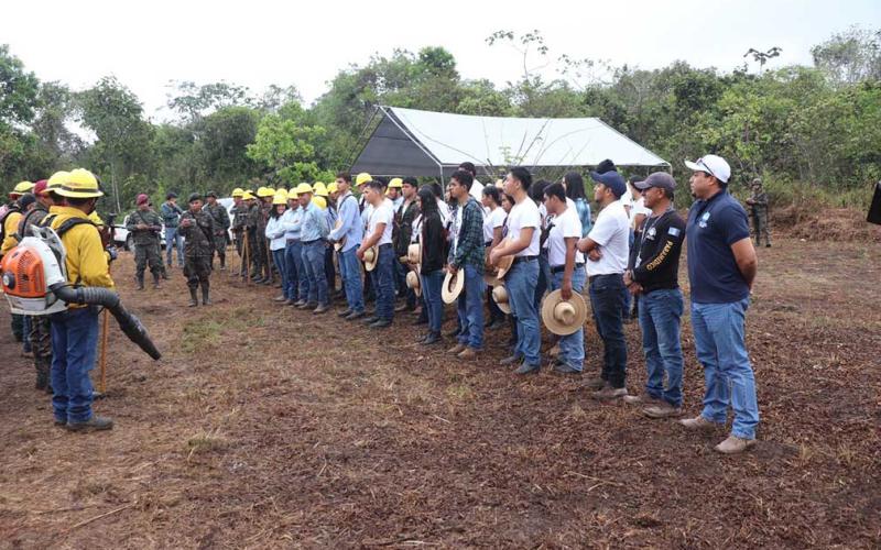 Capacidades son fortalecidas en el Primer Ejercicio Nacional de Supresión de Incendios Forestales