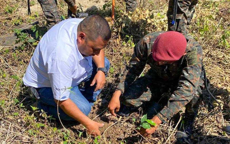 Capacitan a militares en educación agroforestal 