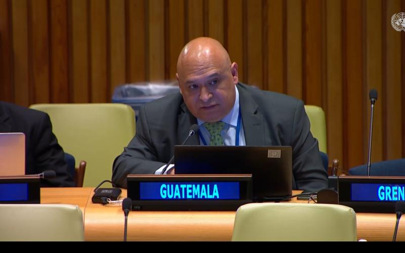 Subsecretario de Inversión, Enrique Maldonado, participa en foro de ECOSOC. 