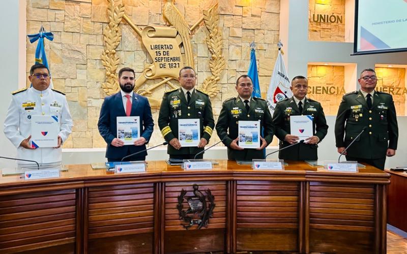 Presentación de la Política de Transparencia del Ejército de Guatemala.