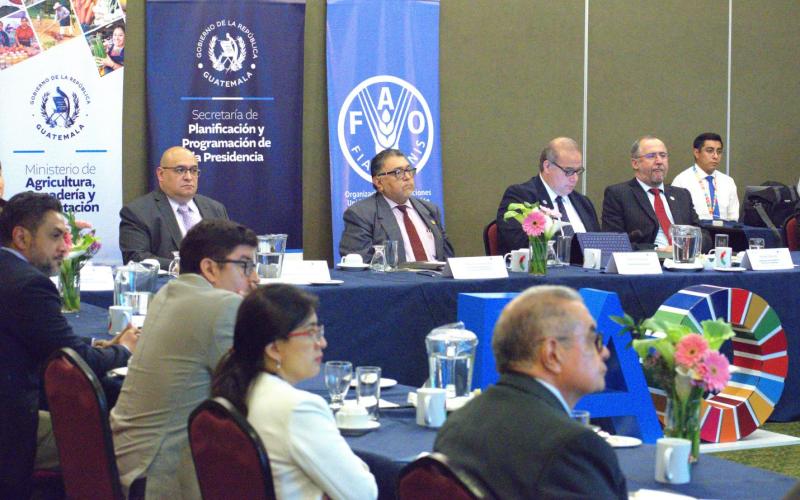 Reunión de trabajo entre SEGEPLAN, FAO y MAGA.