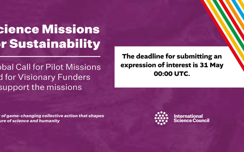  Una iniciativa audaz y novedosa que une la ciencia, las políticas y la sociedad para un futuro sostenible y equitativo 