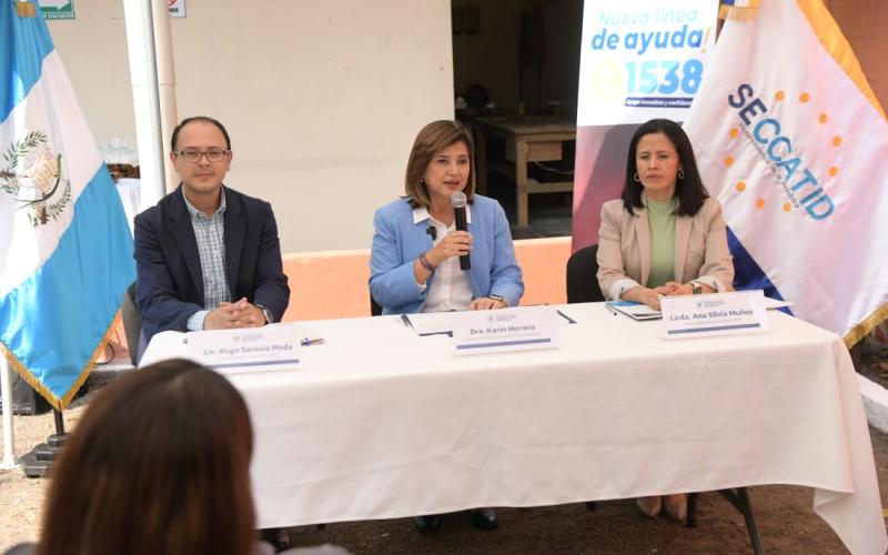 Vicepresidenta Karin Herrera