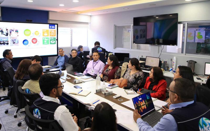 Guatemala y Ecuador intercambian conocimientos sobre monitoreo de sistemas agrícolas