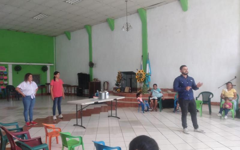 Fresco de güisquil y tortitas de berro: así promueven la alimentación saludable las COMUSAN de Suchitepéquez