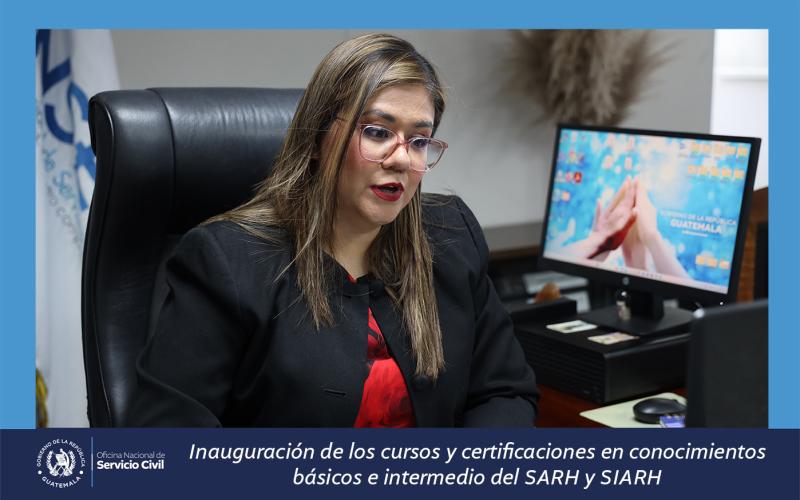 La Directora de ONSEC participó en la inauguración realizada de manera virtual