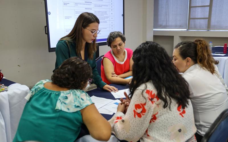 En la capacitación se realizaron ejercicios del proceso de dotación de recursos humanos