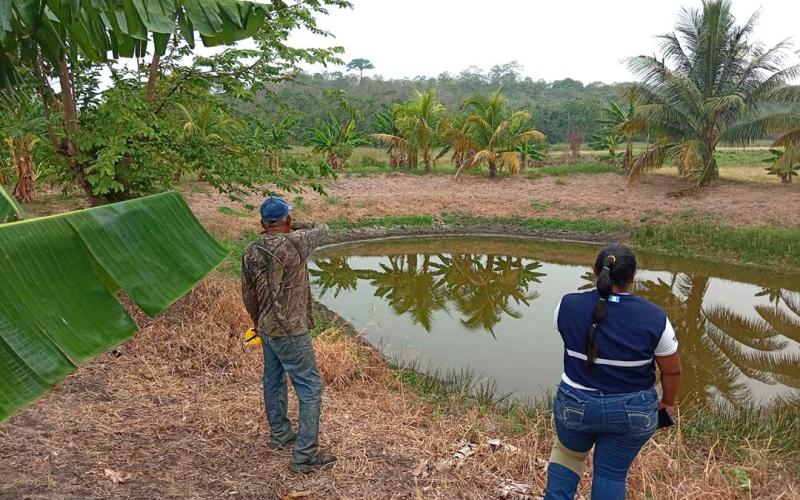 Construcción de estanques rústicos beneficia a comunidad Ixconop en Petén