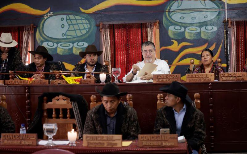 Reunión con Alcaldes Indignas Sololá