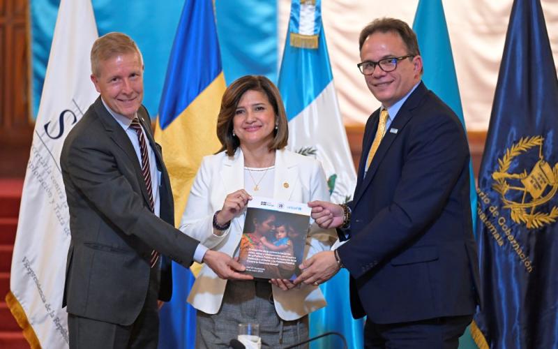 Vicepresidenta participa en lanzamiento de programa.