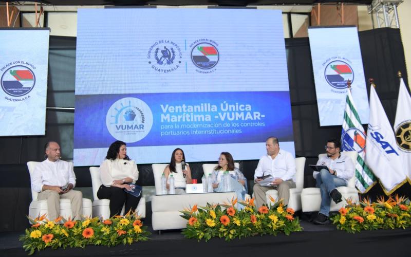 Inauguración Ventanilla Única Marítima Vumar Puerto Quetzal Escuintla
