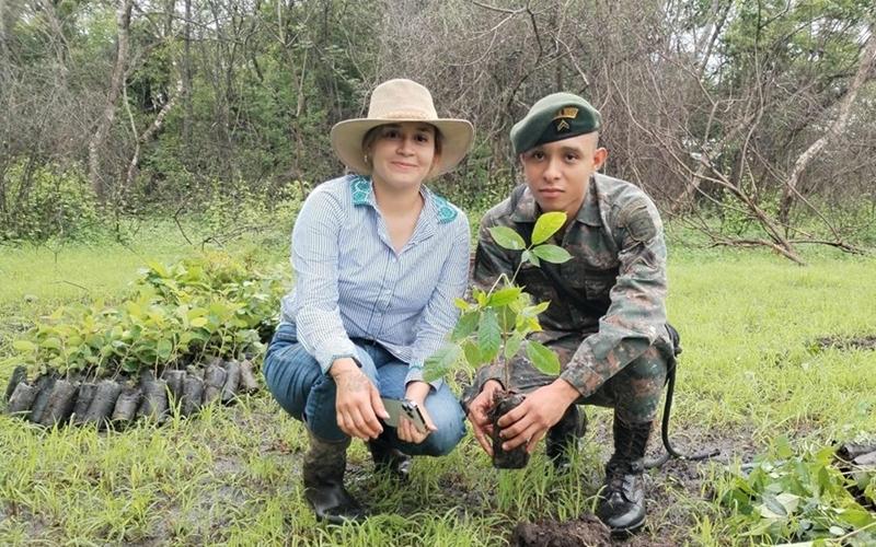 Ejército de Guatemala organiza jornadas de reforestación en el interior de la República.