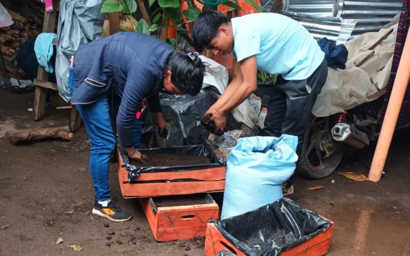 Se implementan huertos familiares en San Lucas Tolimán